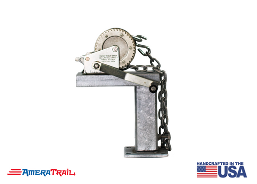 Adjustable Winch Stand 10" Tall 90° Fixed Angle - Includes 18" Chain w/ S Hook (PLEASE ALLOW 3-5 BUSINESS DAYS FOR PRODUCTION)