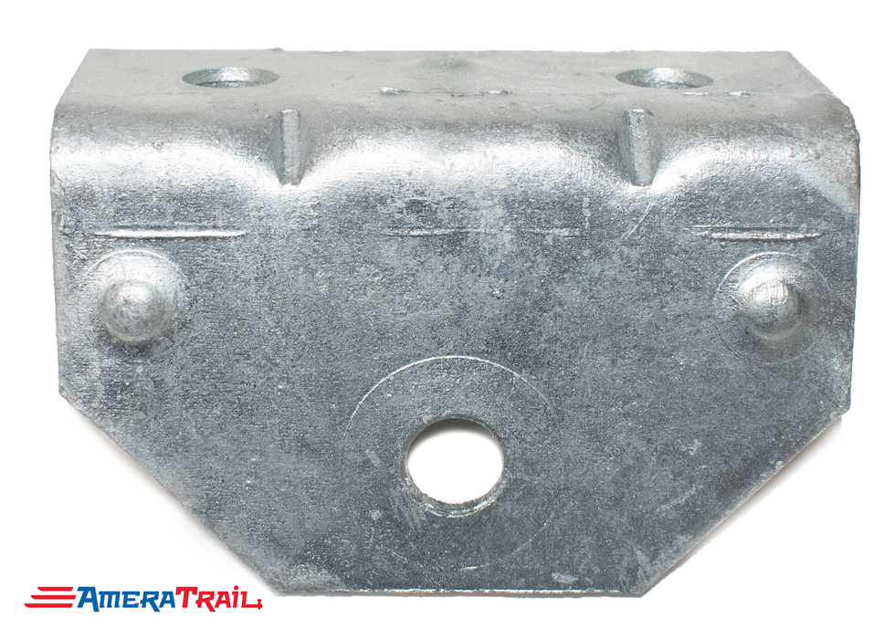 Angled Swivel Bracket for Adjustable Bunks - 1/8" Galvanized Steel
