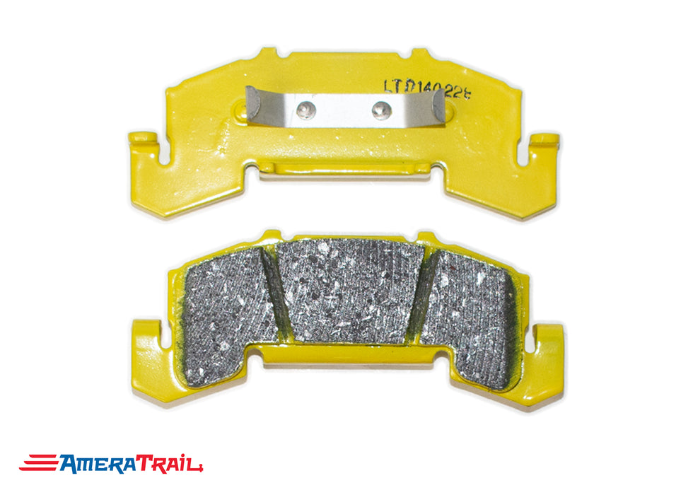 Tie Down Brake Pads for 46304 Caliper w/ Non Corrosive Coating and Stainless Steel Clips - Completes One Axle