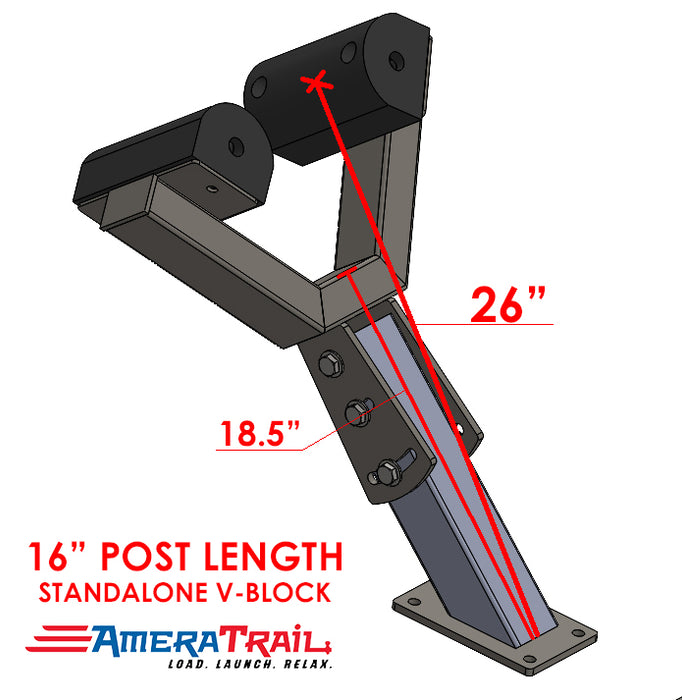 Adjustable Standalone V-Block Bow Stop