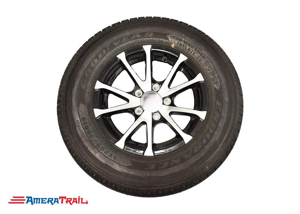 205 / 75 R 14 D Range Goodyear Avalanche black and silver.