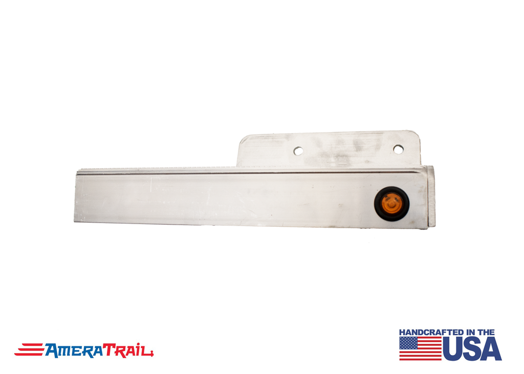 15" Channel Step, PORT SIDE FRONT w/ Fender Support & LED Marker Light - Includes SS Attaching Hardware"