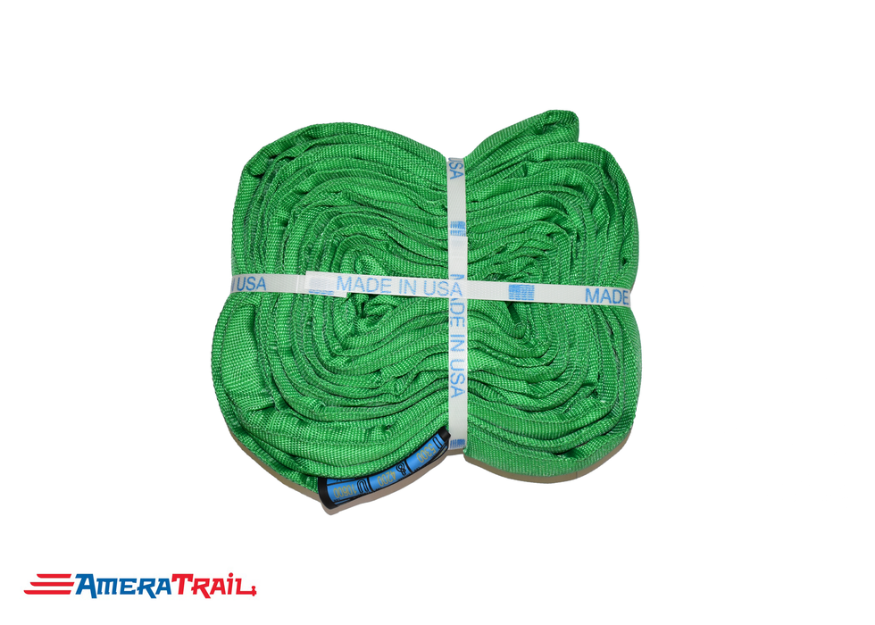 Green Polyester roundsling