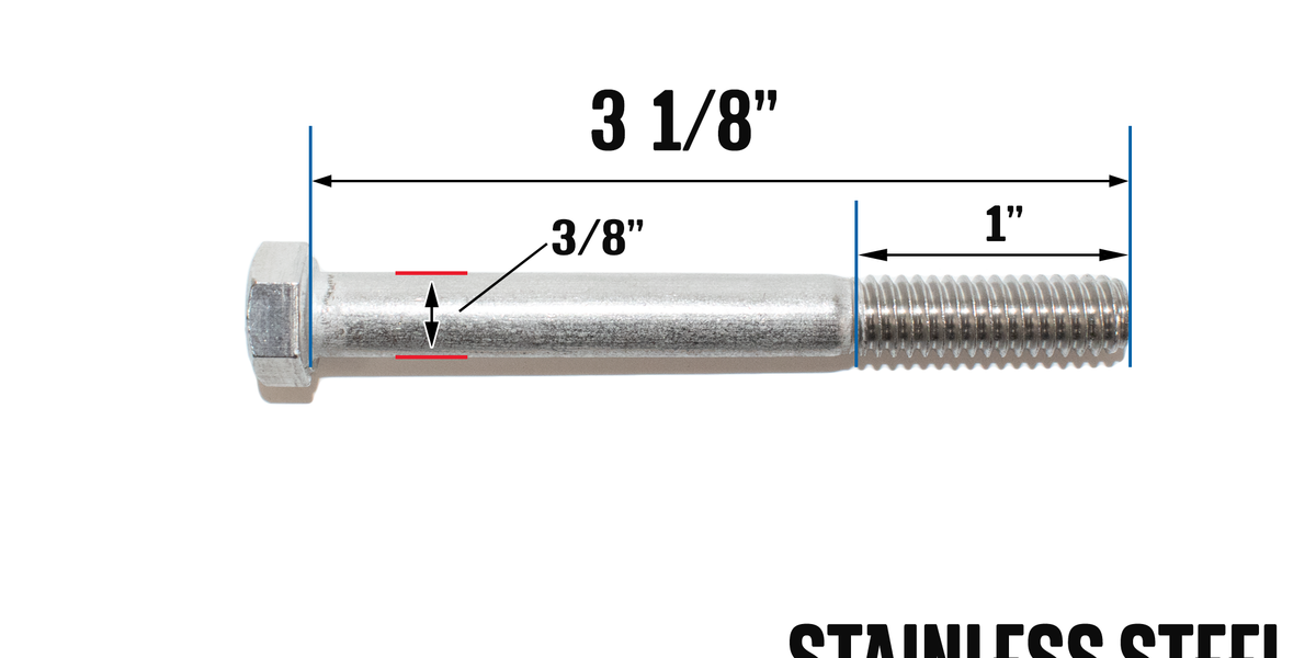 Stainless Steel Bolt 3/8 x 1/8