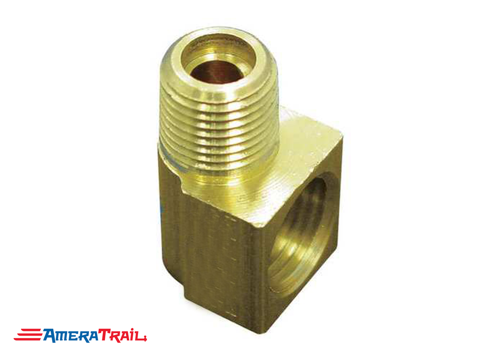 90° 3/16" Female / Male Brass Fitting - Compaitble w/ Most Trailer Brake Calipers