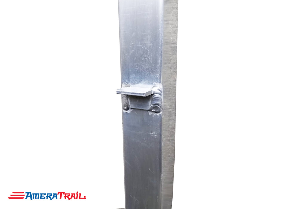 Aluminum 48" Guide Post w/ Pole Catch - Includes Stainless Steel Hardware