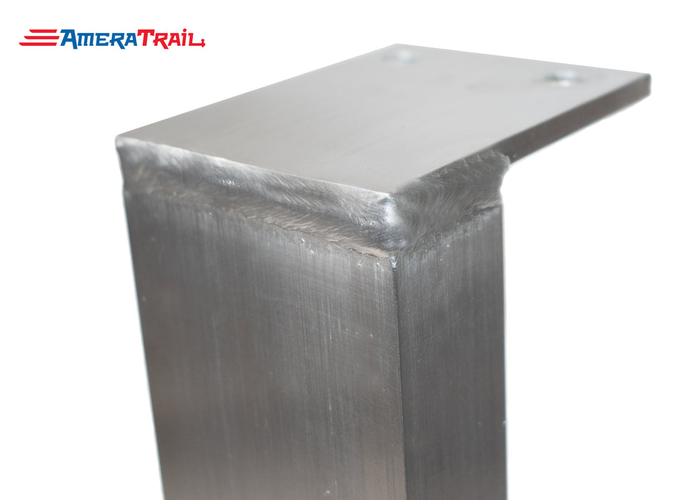 Aluminum Weld On Bunk Brackets, Available in Different Sizes - Includes 2 Stainless Steel Lag Bolts