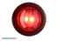 Round Red LED Flush Mount 3/4"  Side Marker , Optronics