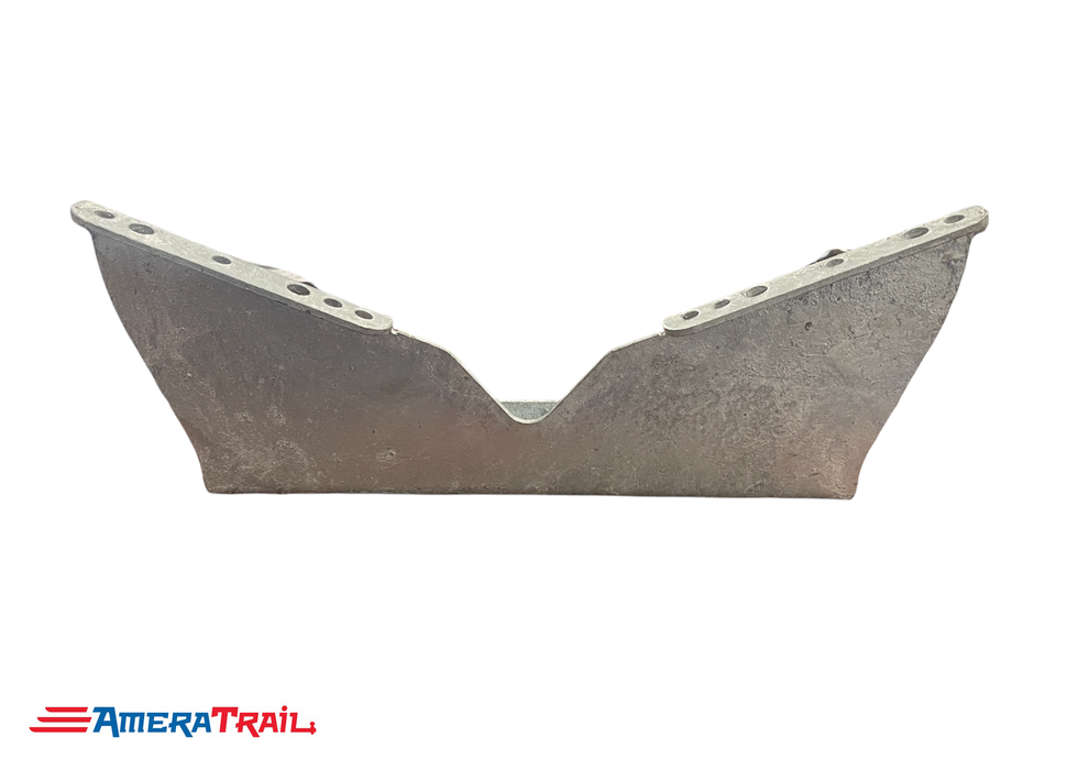 V Shaped Bunk Board Support / Winged Pontoon Bracket - Galvanized Steel