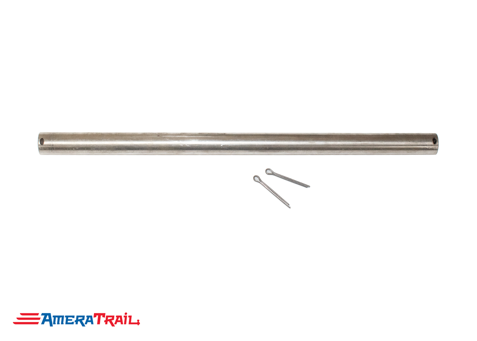14 1/4" x 5/8" Stainless Steel Roller Rod - Fits 12" Keel Roller , Includes Stainless Steel Cotter Pins