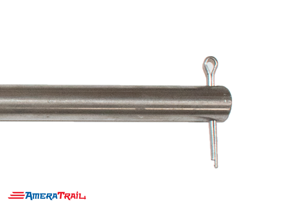 13 1/2" x 5/8" Stainless Steel Roller Rod - Fits 12" Keel Roller , Includes Stainless Steel Cotter Pins