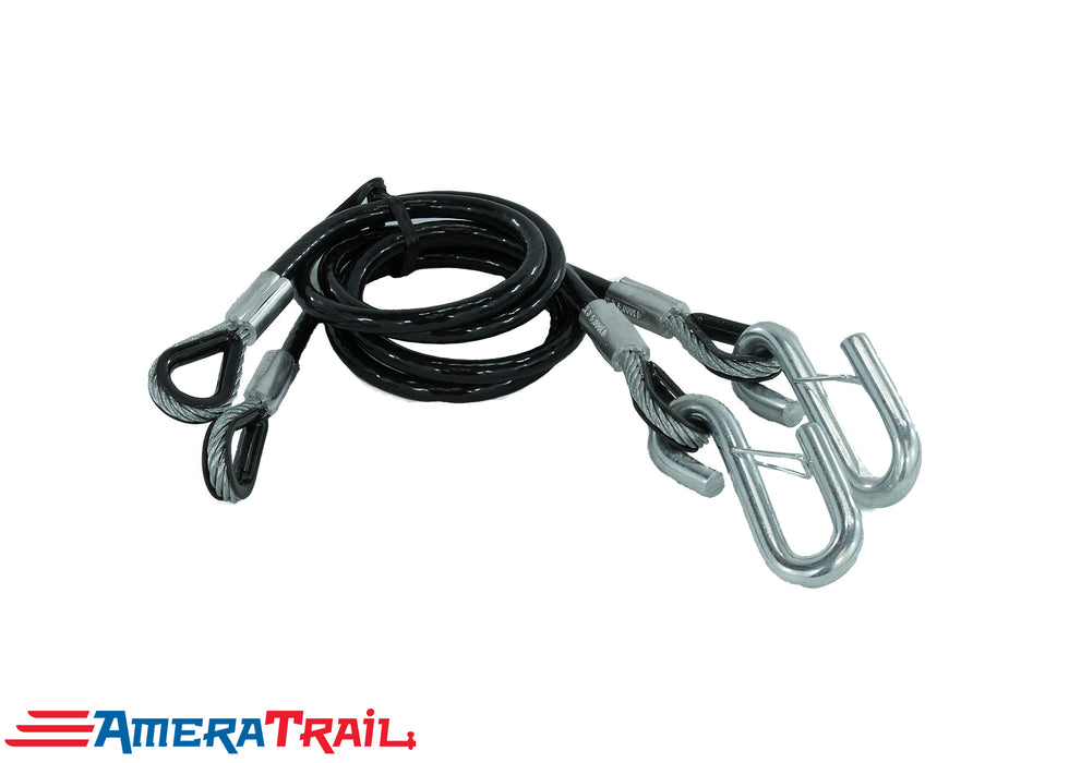 Class 3 Heavy Duty Vinyl Wraped Cables 36, 7/16 S Hooks — AmeraTrail Parts