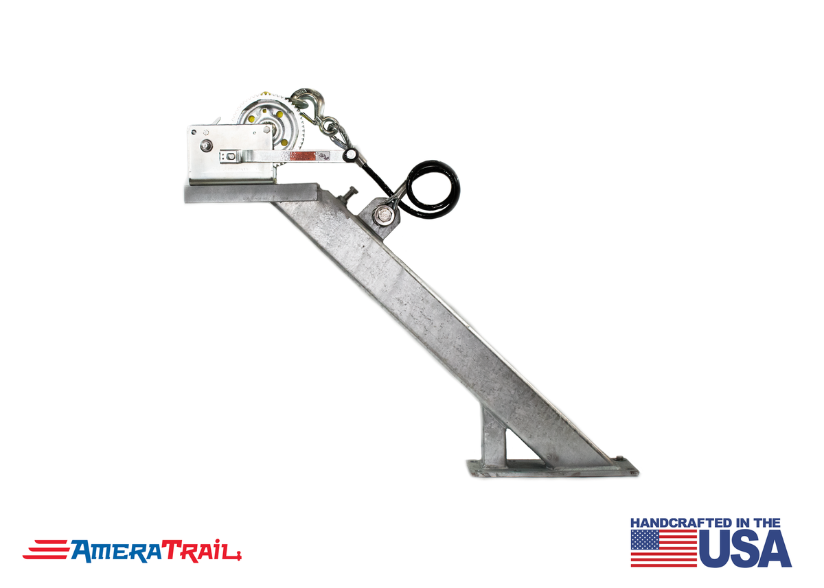Adjustable Boat Trailer Winch Stand Post – Universal, Galvanized Steel, For Speedboats, Motorboats, Fishing Boats
